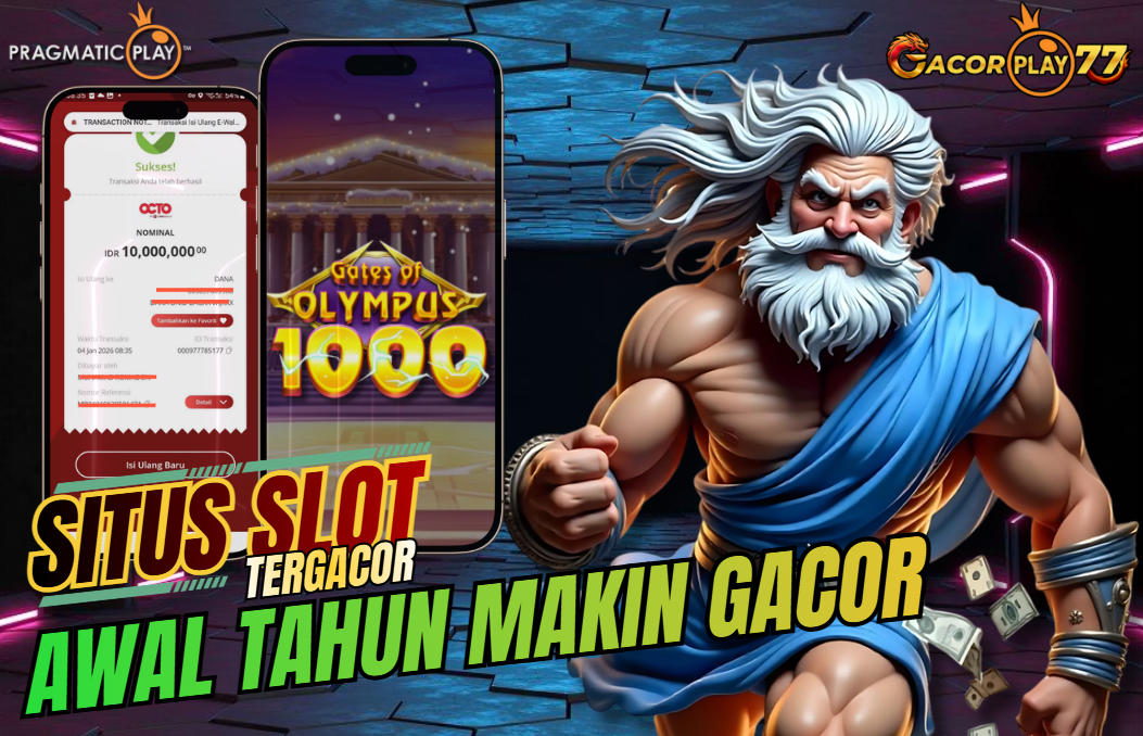 Selamat kepada user id : el***a Wede Rp 10.000.000 di Game GATES OF OLYMPUS 1000 PRAGMATIC PLAY Cair Gk Sampe 1 Menit! Menang Mudah di Gacorplay77